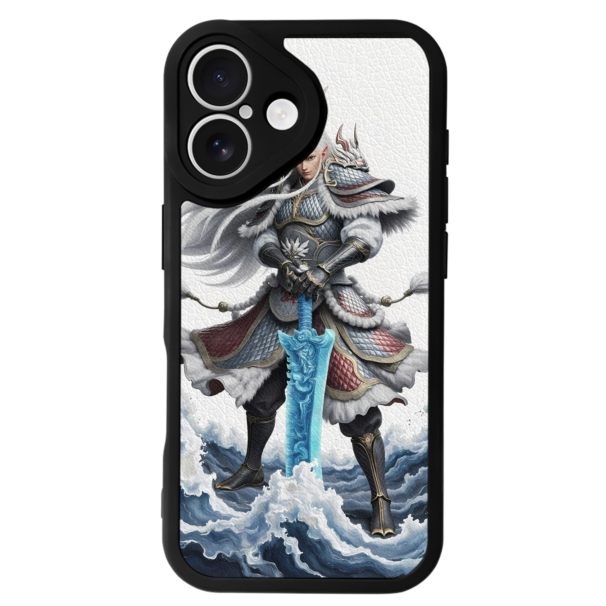 （画像用） Ne Zha 2 ナタ 魔童の大暴れ 【iPhone 16シリーズ対応】シリコンスマホケース（レザー調） 材質：シリコン
